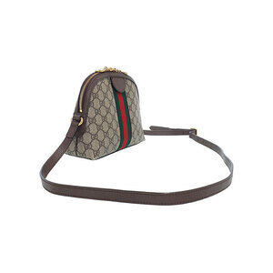 Gucci Ebony Ophidia Supreme Shoulder Brown GG Bag Beige Canvas